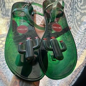 Katy Perry cactus jelly sandals
